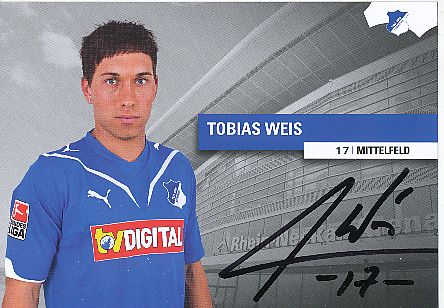 Tobias Weis  TSG 1899 Hoffenheim  Fußball Autogrammkarte original signiert 