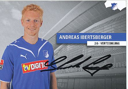 Andreas Ibertsberger  TSG 1899 Hoffenheim  Fußball Autogrammkarte original signiert 
