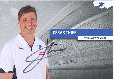 Cesar Thier   TSG 1899 Hoffenheim  Fußball Autogrammkarte original signiert 