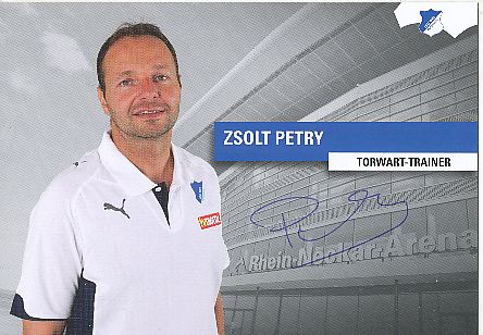Zsolt Petry   TSG 1899 Hoffenheim  Fußball Autogrammkarte original signiert 