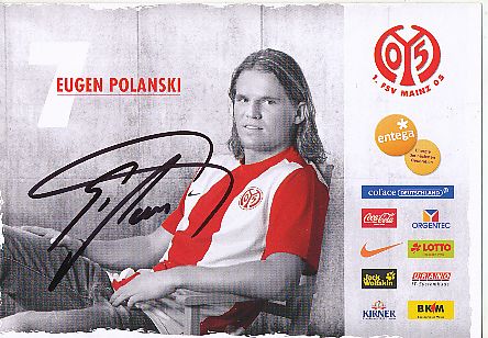 Eugen Polanski  FSV Mainz 05  Fußball Autogrammkarte original signiert 
