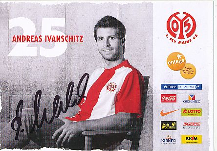 Andreas Ivanschitz  FSV Mainz 05  Fußball Autogrammkarte original signiert 