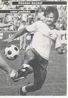 Uwe Pallaks   KSV Hessen Kassel  Fußball Autogrammkarte original signiert 