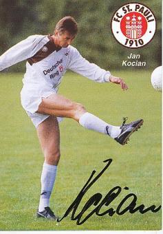 Jan Kocian   FC St.Pauli  Fußball Autogrammkarte original signiert 