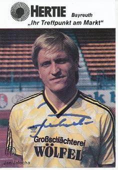 Jan Jalocha  SpVgg Bayreuth  Fußball Autogrammkarte original signiert 
