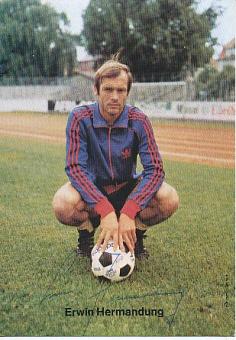 Erwin Hermandung  SpVgg Bayreuth  Fußball Autogrammkarte original signiert 