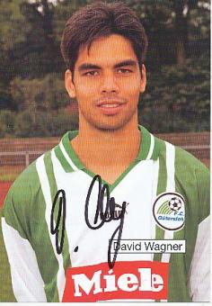 David Wagner  FC Gütersloh  Fußball Autogrammkarte original signiert 