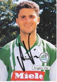 Angelo Vier  FC Gütersloh  Fußball Autogrammkarte original signiert 