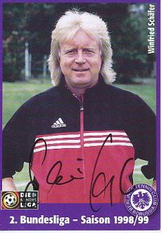 Winfried Schäfer  Tennis Borussia Berlin  Fußball Autogrammkarte original signiert 