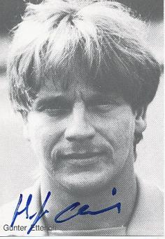 Günter Etterich  TuS Schloß Neuhaus  Fußball Autogrammkarte original signiert 