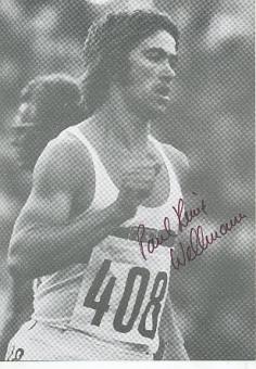 Paul Heinz Wellmann  Leichtathletik  Autogrammkarte original signiert 