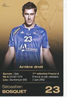 Sebastien Bosquet  Frankreich  Handball  Autogrammkarte  original signiert 