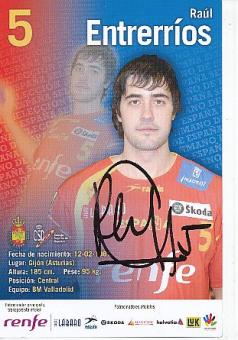 Raul Entrerrios   Spanien  Handball  Autogrammkarte  original signiert 