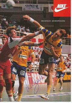 Magnus Andersson   Schweden  Handball  Autogrammkarte  original signiert 