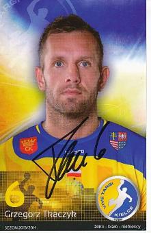 Grzegorz Tkaczyk   Vive Targi Kielce  Handball  Autogrammkarte  original signiert 