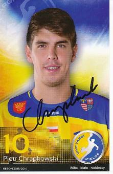 Piotr Chrapkowski   Vive Targi Kielce  Handball  Autogrammkarte  original signiert 