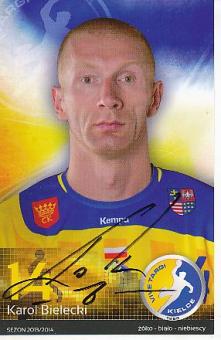 Karol Bielecki   Vive Targi Kielce  Handball  Autogrammkarte  original signiert 