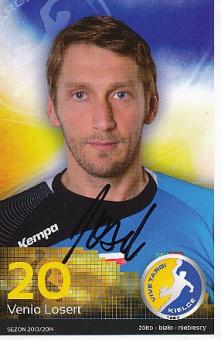 Venio Losert   Vive Targi Kielce  Handball  Autogrammkarte  original signiert 