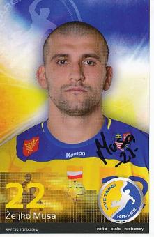 Zeljko Musa   Vive Targi Kielce  Handball  Autogrammkarte  original signiert 
