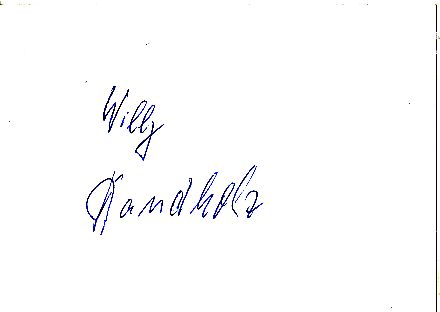 Willy Bandholz † 1999  Deutschland Gold Olympia 1936 Handball Autogramm Karte original signiert 