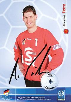 Henning Fritz   DHB  Handball Autogrammkarte original signiert 