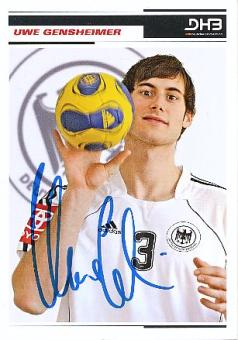 Uwe Gensheimer   DHB  Handball Autogrammkarte original signiert 