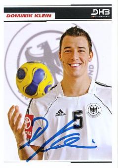 Dominik Klein  DHB  Handball Autogrammkarte original signiert 