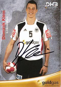 Dominik Klein  DHB  Handball Autogrammkarte original signiert 