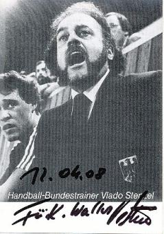 Vlado Stenzel  DHB  Handball Autogrammkarte original signiert 