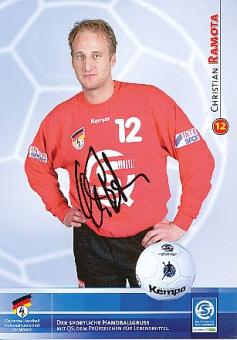 Christian Ramota  DHB  Handball Autogrammkarte original signiert 