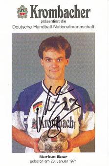 Markus Baur  DHB  Handball Autogrammkarte original signiert 