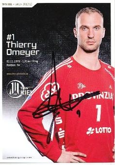 Thierry Omeyer  THW Kiel  Handball Autogrammkarte original signiert 