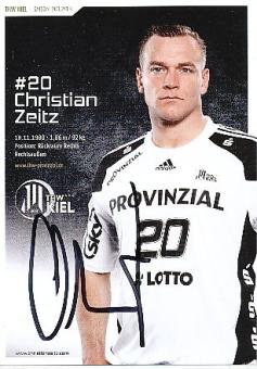 Christian Zeitz  THW Kiel  Handball Autogrammkarte original signiert 