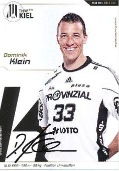 Dominik Klein   THW Kiel  Handball Autogrammkarte original signiert 