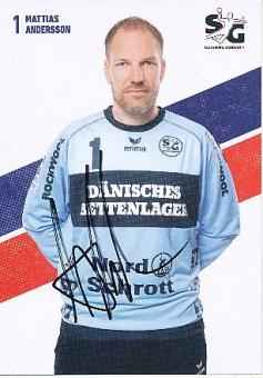 Mattias Andersson   SG Flensburg Handewitt  Handball Autogrammkarte original signiert 