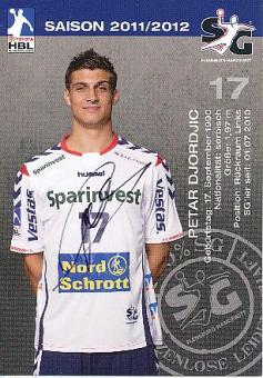 Petar Djordjic  SG Flensburg Handewitt  Handball Autogrammkarte original signiert 
