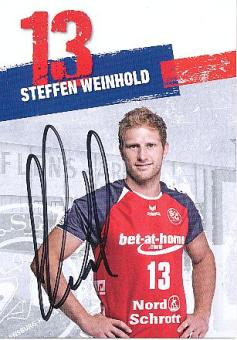 Steffen Weinhold  SG Flensburg Handewitt  Handball Autogrammkarte original signiert 