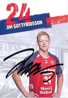Jim Gottfridsson   SG Flensburg Handewitt  Handball Autogrammkarte original signiert 