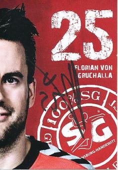 Florian von Gruchalla    SG Flensburg Handewitt  Handball Autogrammkarte original signiert 