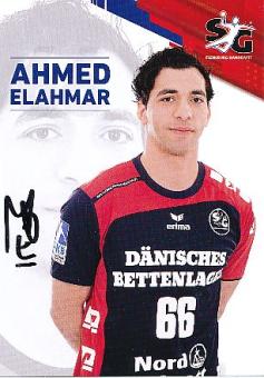 Ahmed Elahmar   SG Flensburg Handewitt  Handball Autogrammkarte original signiert 