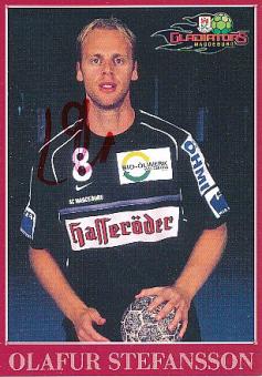 Olafur Stefanson   Gladiators Magdeburg   Handball Autogrammkarte original signiert 