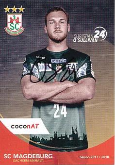 Christian O`Sullivan   SC Magdeburg   Handball Autogrammkarte original signiert 