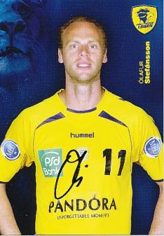 Olafur Stefansson  Rhein Neckar Löwen   Handball Autogrammkarte original signiert 