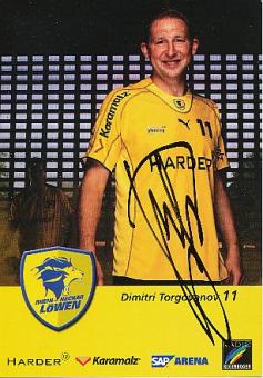 Dimitri Torgovanov  Rhein Neckar Löwen   Handball Autogrammkarte original signiert 