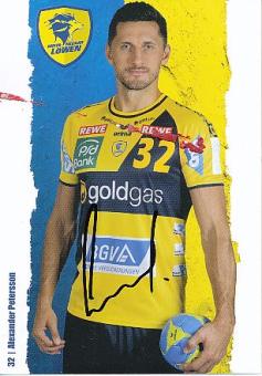 Alexander Petersson  Rhein Neckar Löwen   Handball Autogrammkarte original signiert 