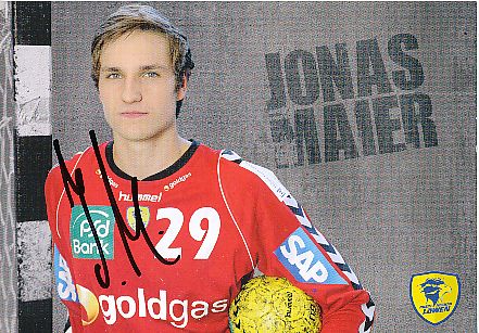 Jonas Maier  Rhein Neckar Löwen   Handball Autogrammkarte original signiert 