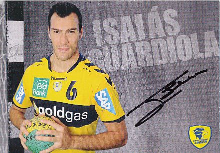 Isaias Guardiola  Rhein Neckar Löwen   Handball Autogrammkarte original signiert 