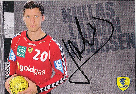 Niklas Landin Jacobsen  Rhein Neckar Löwen   Handball Autogrammkarte original signiert 