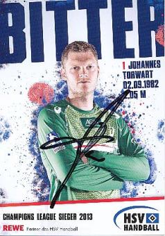 Johannes Bitter  HSV  Hamburger SV  Handball Autogrammkarte original signiert 