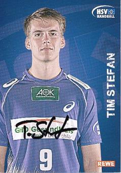 Tim Stefan  HSV  Hamburger SV  Handball Autogrammkarte original signiert 